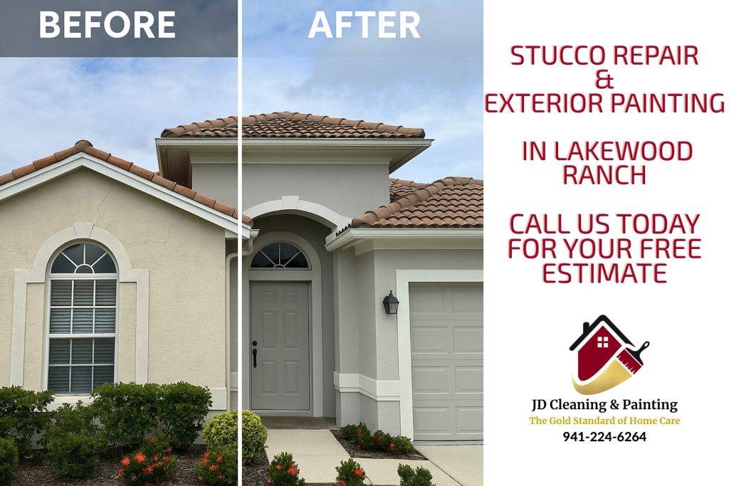 Exterior Painting Before After LakewoodRanch png