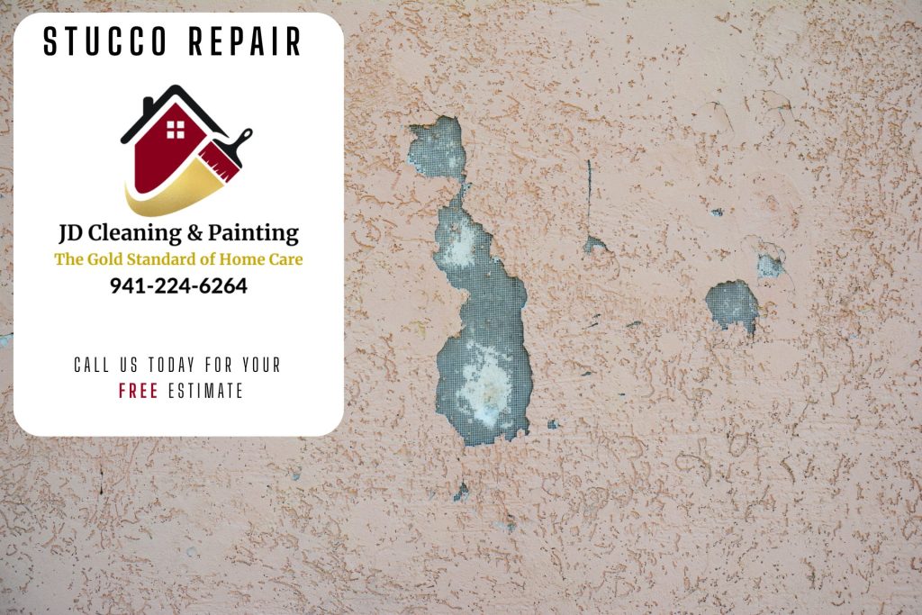Stucco Repair JD Cleaning & Painting Parrish FL Copperstone Harrison Ranch Silverleaf