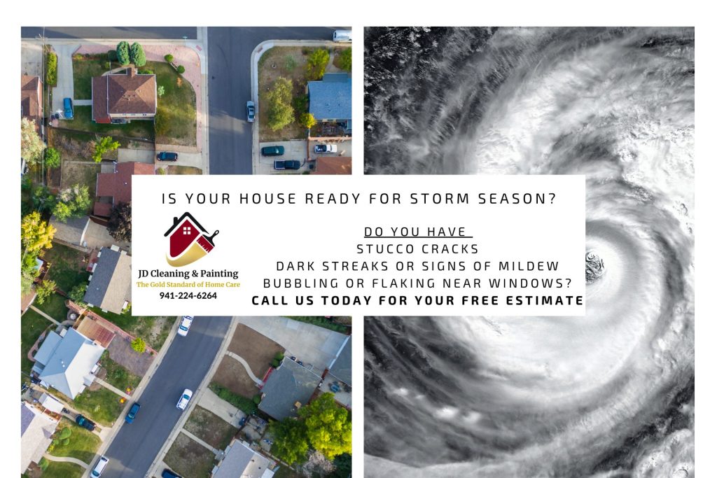 Stucco Repair Lakewood Ranch FL JD CLeaning & Painting Esplanade Country Club Summerfield