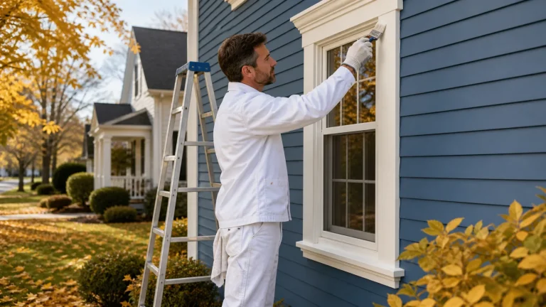 Why It's Easier to Paint Exterior Trim in Cooler Months